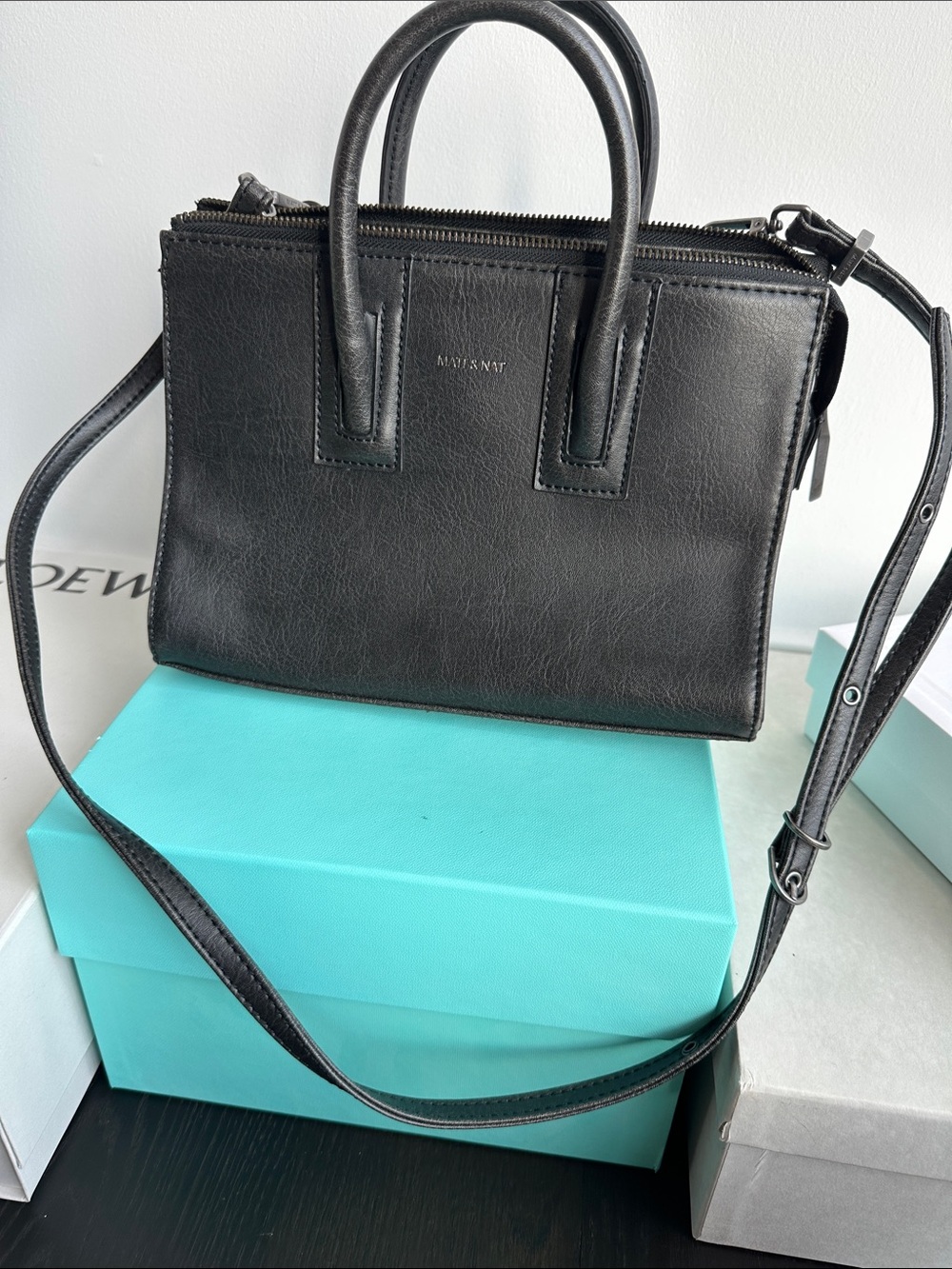 Matt & Nat Vegan Bag with Cross Body Strap